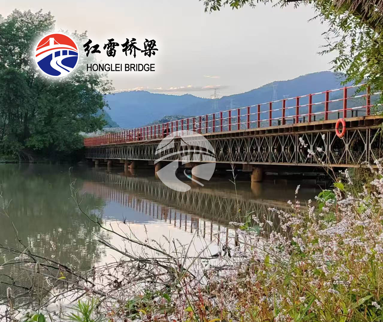 浙江麗水蓮都區(qū)小安溪幸福河湖建設(shè)鋼棧橋